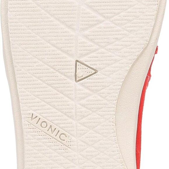 Vionic Vibrant Red Slip-On Flats - Picture 4 of 16